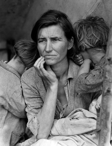 Migrant Mother. Photo by Dorothea Lange